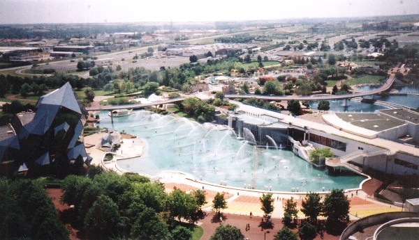 more views of the Futuroscope park from the tower