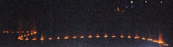 A rather poor quality image taken during part of the final display, Le Miroir d'Uranie